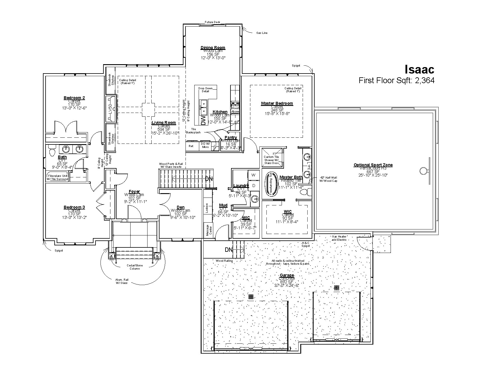 Isaac Floor Plan Designer Homes